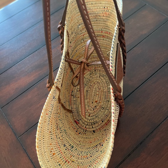 Prada straw tote. Only used once. Excellent condition. - Picture 4 of 7